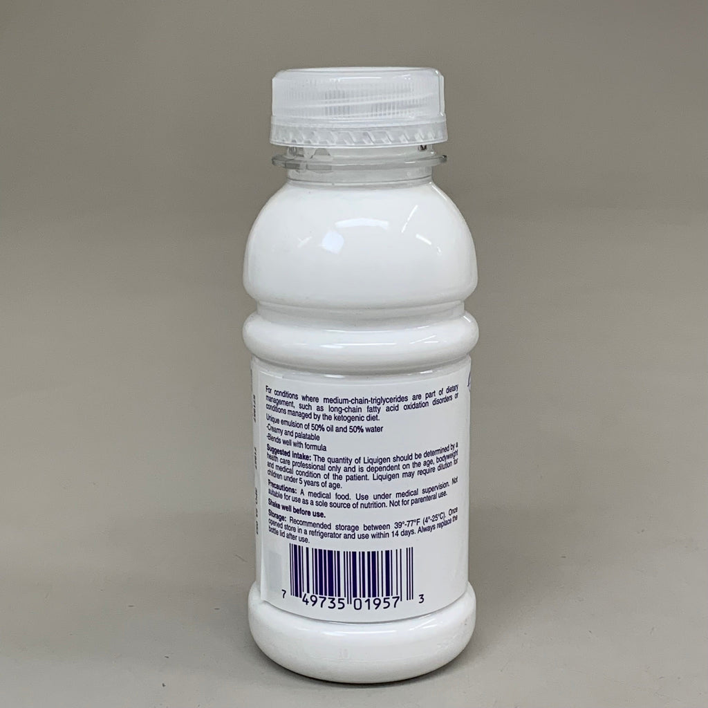 NUTRICIA Liquigen Emulsified MCT Oil High Energy Medium Chain BB 09/25 8.5 fl oz