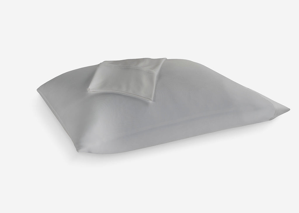 BedGear Ver-Tex Pillowcase 2pc Set, Light Grey, Queen