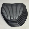 COASTWIDE PROFESSIONAL (6 Pcs) Urinal Floor Mat 20" x 17.5" Black
