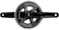SRAM Rival D1 2x Crankset Speed: 12 Spindle: 28.99mm BCD: 107 48/35 DUB 175mm Black Road Disc