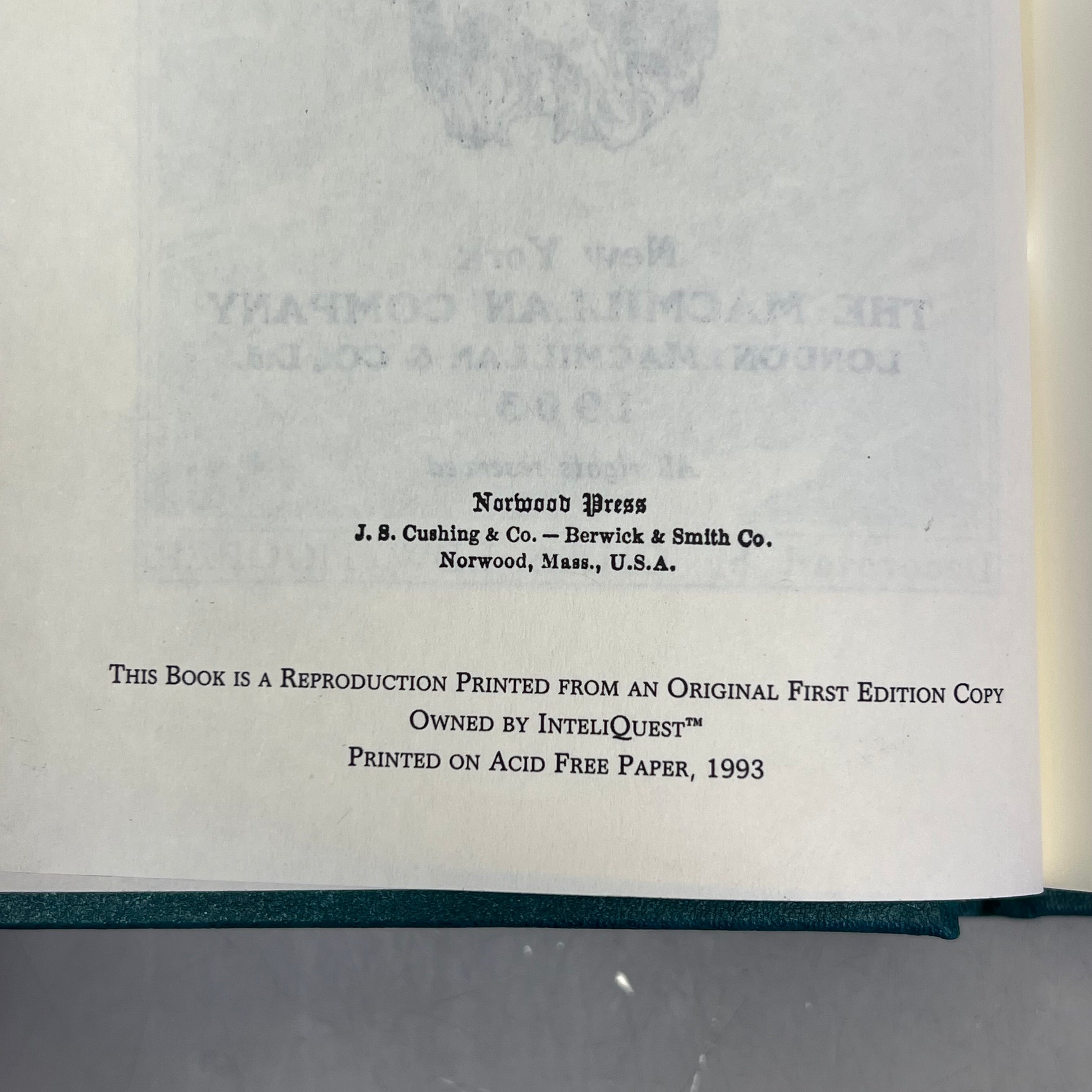CALL OF THE WILD By Jack London Hardback Edition Book 1903 Reproduction 1993