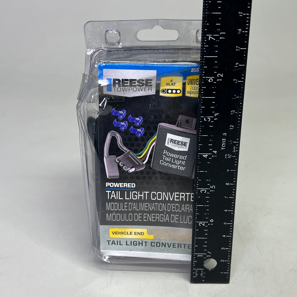 REESE TOWPOWER Powered Tail Light Converter Kit Sz 7" H x 3.5" W 8551200