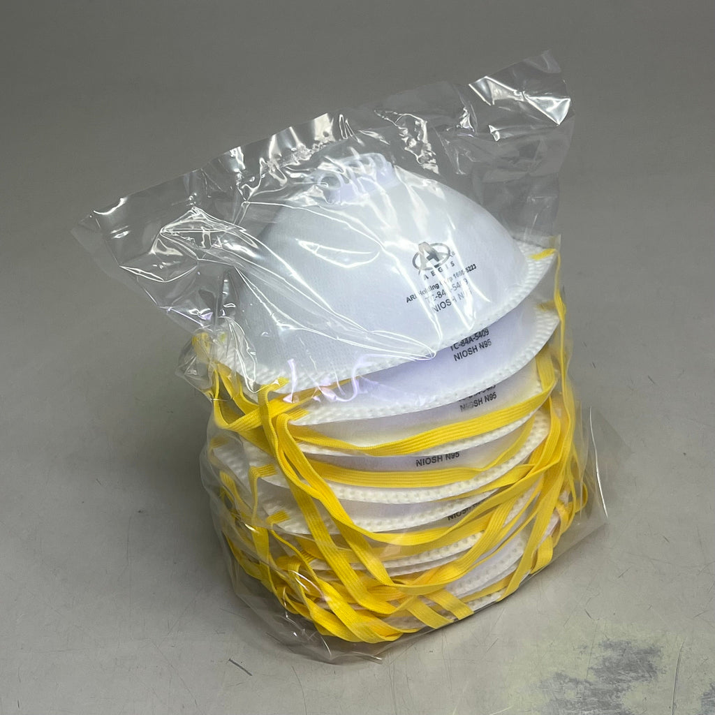 AEGIS (2 PACK, 10 per Box) N95 Disposable Respirator & Exhalation Valve 152625