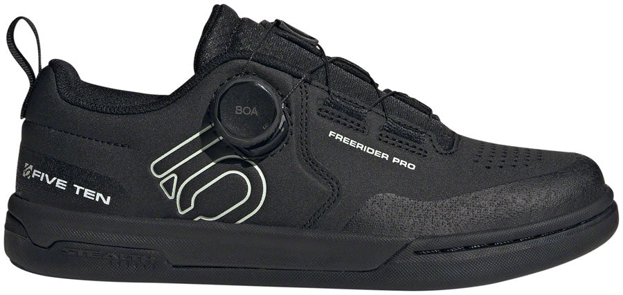 Five Ten Freerider Pro BOA Flat Shoes - Women's  Core BLK/Linen Green/FTWR White 9