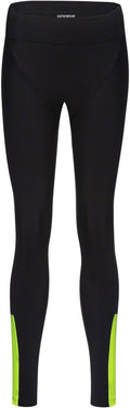 Gorewear Swiftride Thermo Tights - Black/Neon Yellow Women's Small