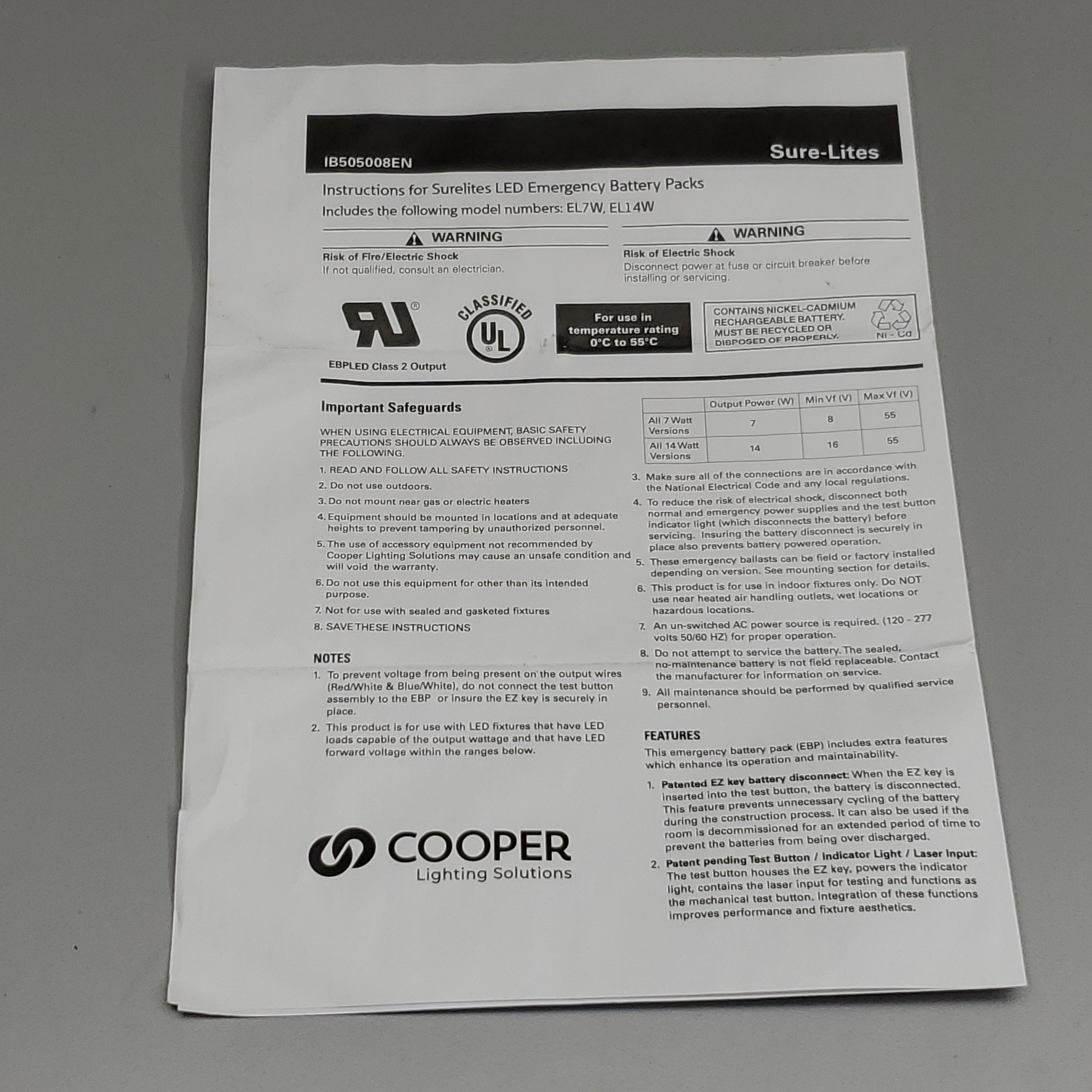 COOPER LIGHTING 3 PK LED Recessed Troffer 2'x4' 24CZ2-30-UNV-EL7W-L840