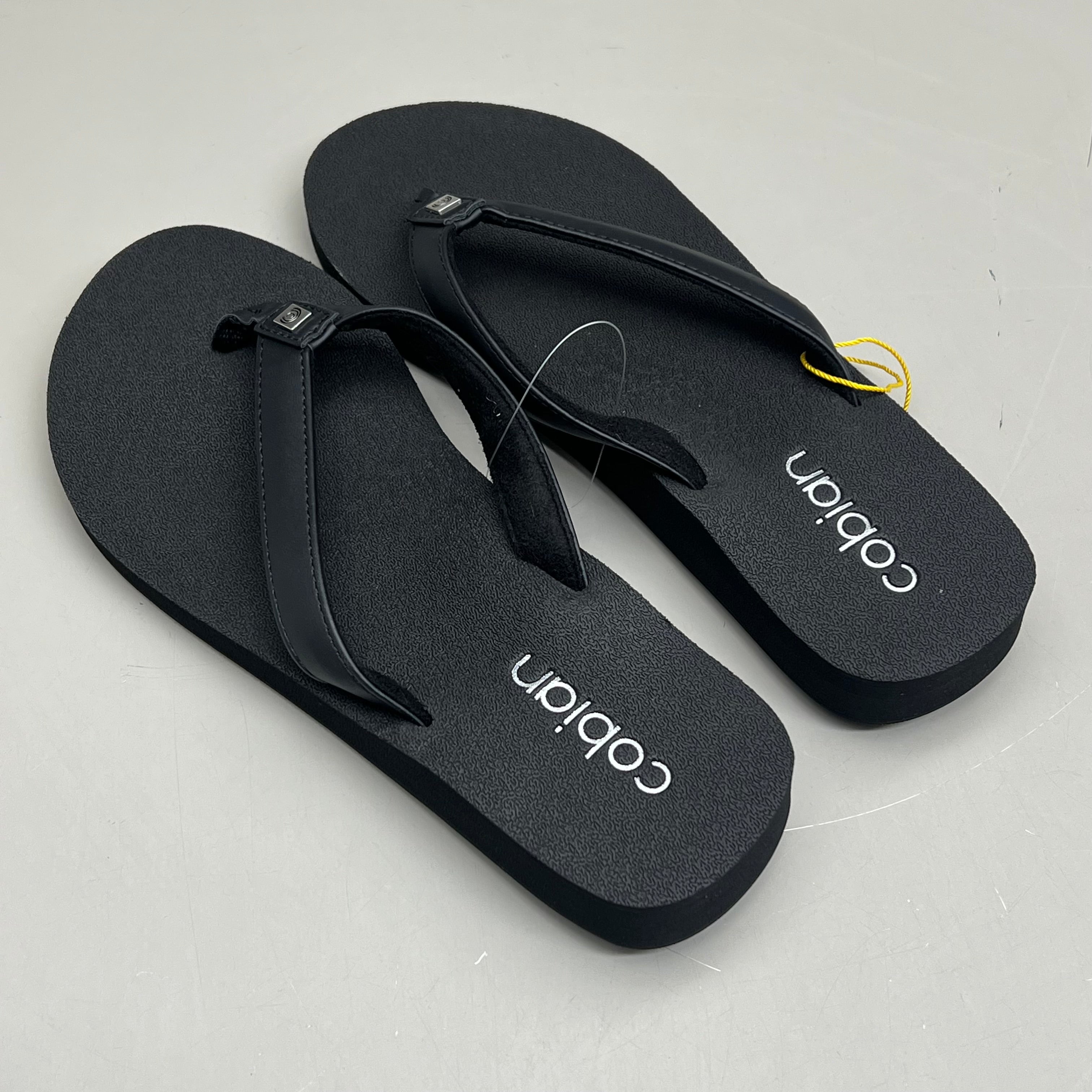 COBIAN Skinny Bounce Comfortable Synthetic Strap Women's Sz 7 Black SKI25-001-07