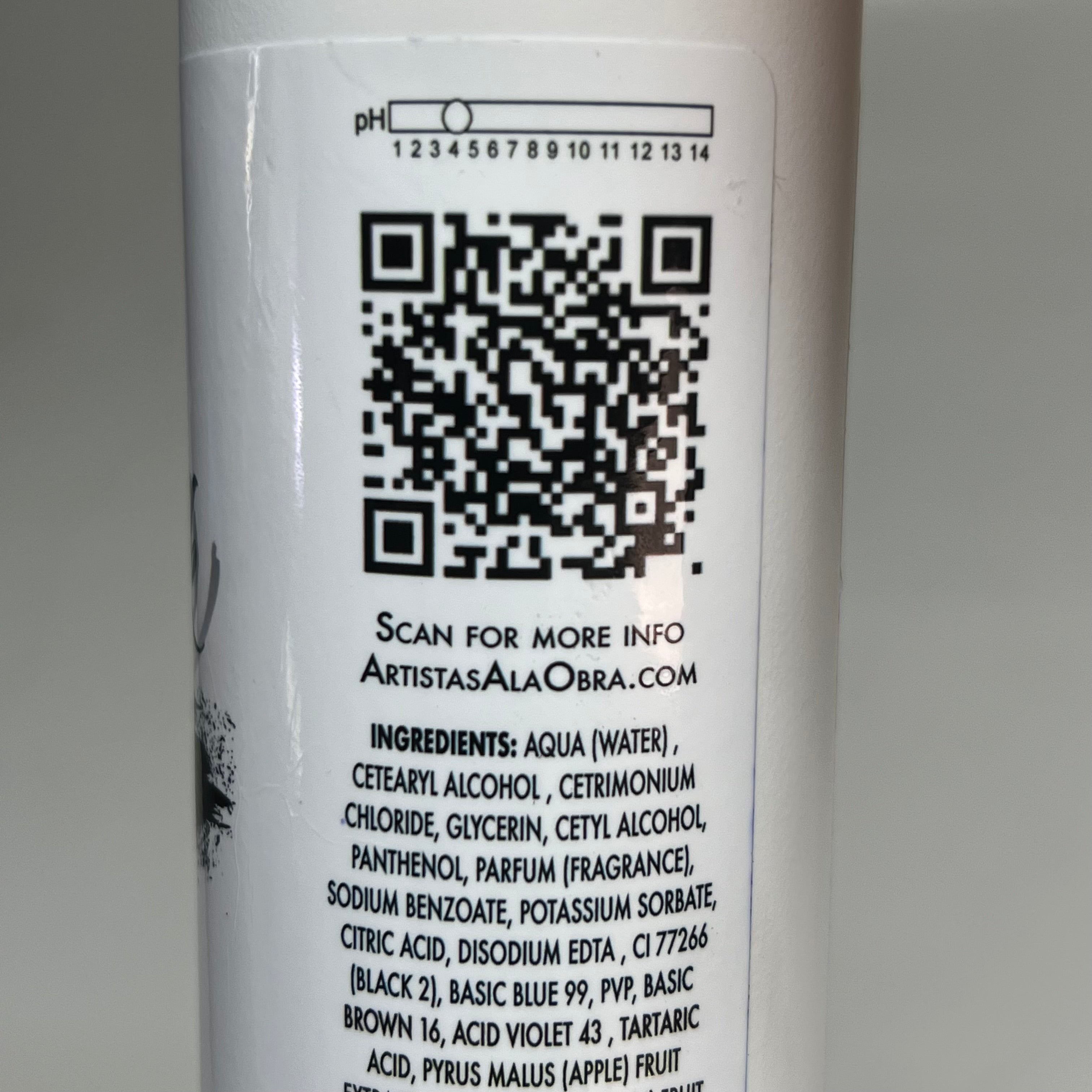 ARTISTAS A LA OBRA Black Treatment/Mask & Toner Ash Color Effect 8 Fl Oz