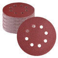 WORKPRO 50-Piece 60 Grit Sanding Discs - 5-Inch 8-Hole Hook and Loop Sandpaper for Random Orbital Sander (Not for Oscillating Tools or Mouse Sander)