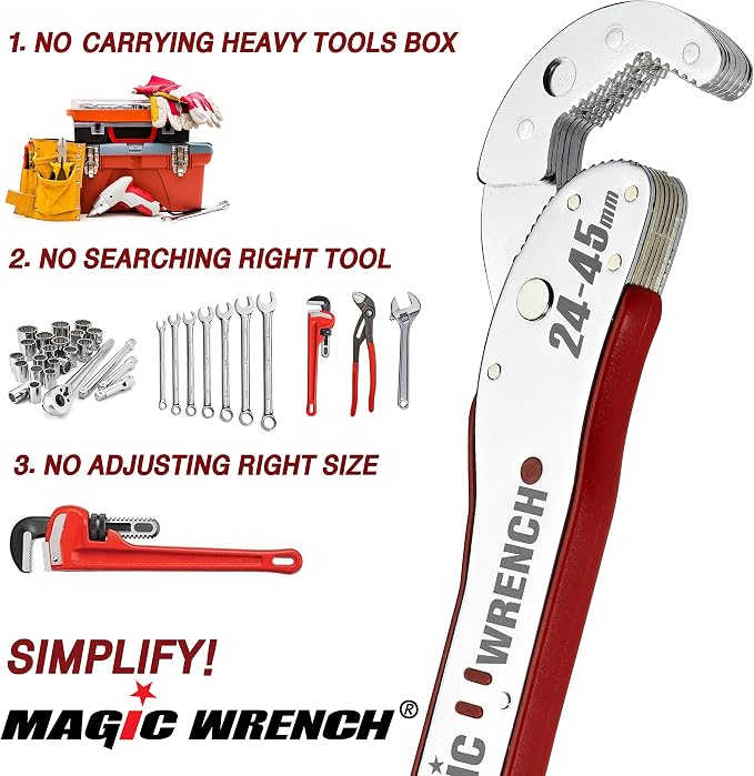 Multi-function Universal Adjustable auto-ratcheting works as reversible ratchet pop socket combination & pipe monkey spanner sae crescent nut gear-wrench set for craftsman & plumbers