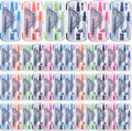 Zonon 36 Sets Math Geometry Kit Student 10 Pcs Shatterproof Storage Box Includes Compass, Rulers, Protractor, Eraser, Pencil Sharpener, Lead Refills, Pencil for Back to School Students Class Teacher