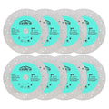 Rock Slab Grinding Disc - 7 inch Glass Cutter Disc(8pcs), Granite Cutting Blade, Diamond Grinder Wheel for Rock Slab, Stone, Tile, Marble, Granite, Glass Diamond Saw Blades