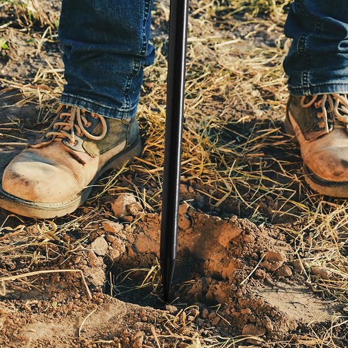 HOMESTEAD 36-Inch Soil Probe Rod with wide T handle, Comfortable Grip for Locating underground pipes and septic tanks