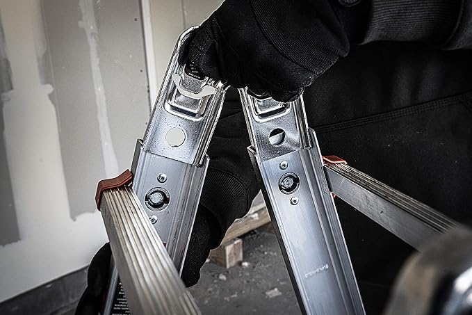 Little Giant Ladders, Trestle Brackets, Ladder Accessory, Aluminum, Fits Most Multi-Position Models, (26999)