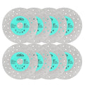 Rock Slab Grinding Disc - 5 inch Glass Cutter Disc(8pcs), Granite Cutting Blade, Diamond Grinder Wheel for Rock Slab, Stone, Tile, Marble, Granite, Glass Diamond Saw Blades