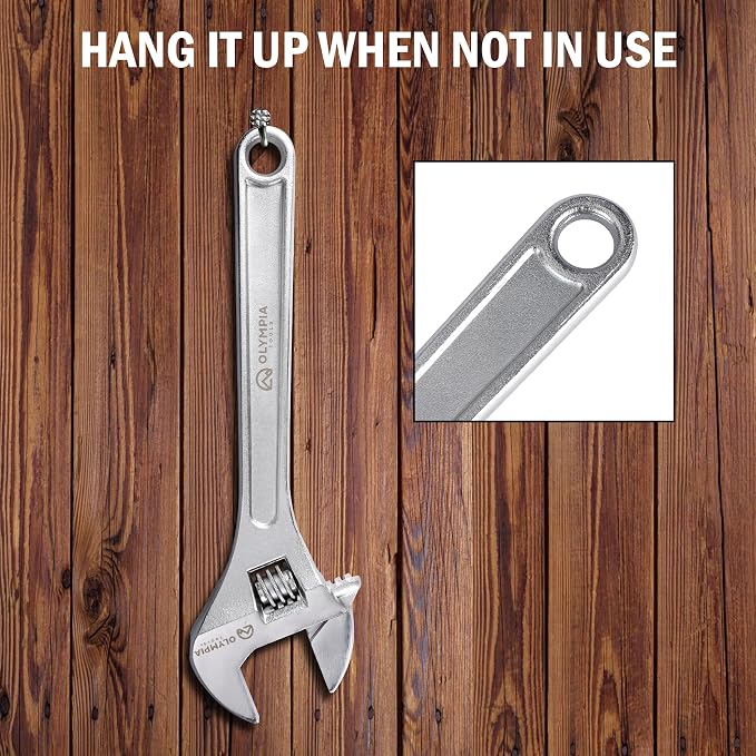 Olympia Tools 01-012 12" Adjustable Wrench