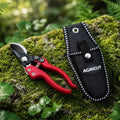 AGRICUT 7" Pruning Shears Heavy Duty Professional with Sheath, Made of Japanese SK5 Steel Blades, 4/5 Cut Capacity, Bypass Hand Pruners Garden Clippers for Tree Flower Branch Trimming, S20PC