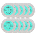 Rock Slab Grinding Disc - 7 inch Glass Cutter Disc(10pcs), Granite Cutting Blade, Diamond Grinder Wheel for Rock Slab, Stone, Tile, Marble, Granite, Glass Diamond Saw Blades