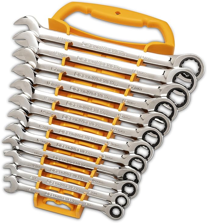GEARWRENCH 25 Pc. Combination Ratcheting Wrench Set, SAE/MM - 86700 (Pack of 2)
