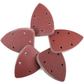 WORKPRO 150PCS Mouse Sander Pads, 5 Hole Detail Sander Sandpaper Sanding Sheets, 40/80/120/180/240 Assorted Grits for Wood Furniture