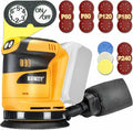 Random Orbital Sander for DEWALT 20v Battery, Cordless Brushless Motor Variable Speed Orbital Hand Sander with Dust Collector for Sanding and Polishing (Tool Only,No Battery)