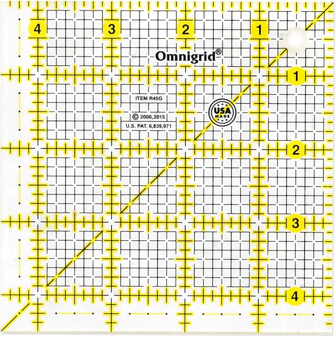 Omnigrid R45125S 12-1/2-Inch Square Value Pack, 4-Count