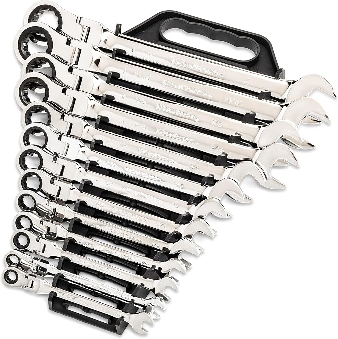 GEARWRENCH 25-Pc. Flex Combination Ratcheting Wrench Set, SAE/MM - 86730 (Pack of 2)