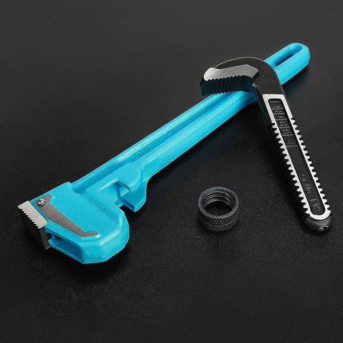 DURATECH 14-Inch Heavy Duty Pipe Wrench, Adjustable Plumbing Wrench | Malleable Cast Iron Handle, Exceed GGG standard