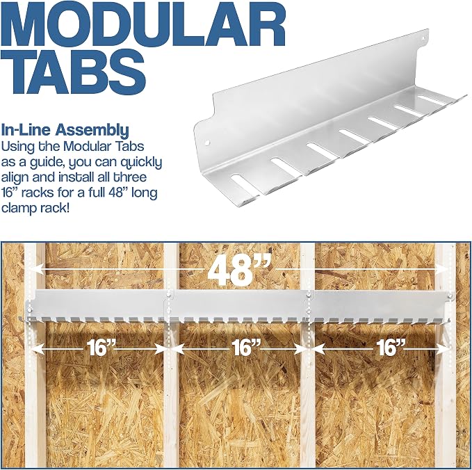 Fulton Woodworking Tools Bar/Parallel Clamp Modular Clamp Rack