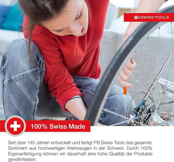 PB Swiss Tools Hex Electronic Screwdriver Set PB 8625 | 100% Swiss Made | 4-piece Electronic Screwdriver Set Size 1.5/2/2.5/3 mm for Fine Tightening and Adjustment Work