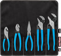 5pc Professional Plier Set, 5 Pliers, Roll