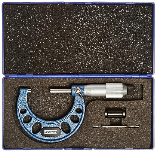 Fowler 52-240-002-1, Outside Inch Micrometer with 1-2" Measuring Range