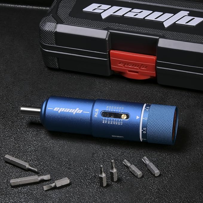 EPAuto Manual Wrench Screwdriver for Firearms | Bike Gears, 10-80 In/lb | Manual Wrench Screwdriver for Firearms | Bike Gears, 10-80 in/Lbs