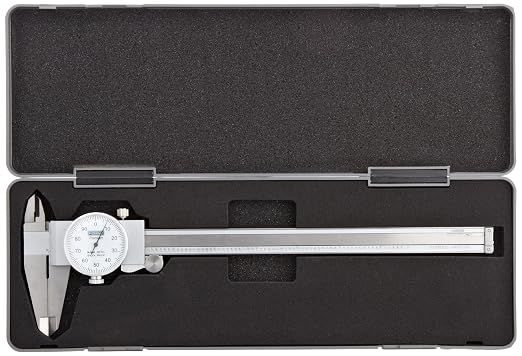 Fowler 52-008-708-0, Premium Dial Caliper With 0-8" Measuring Range,White