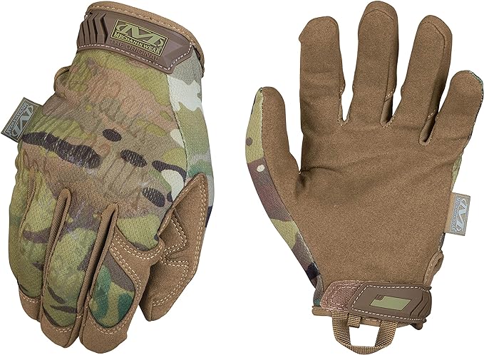 Mechanix Wear: The Original MultiCam Tactical Work Gloves with Secure Fit, Flexible Grip for Multi-purpose Use, Durable Touchscreen Safety Gloves for Men (X-Large, MultiCam)