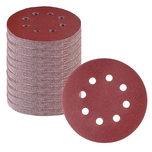 WORKPRO 170-piece Sanding Discs Set - 5-Inch 8-Hole Sandpaper 11 Grades Include 40,60,80,100,120,150,180,240,320,400,600 Grits for Random Orbital Sander(Not for Oscillating Tools or Mouse Sander)