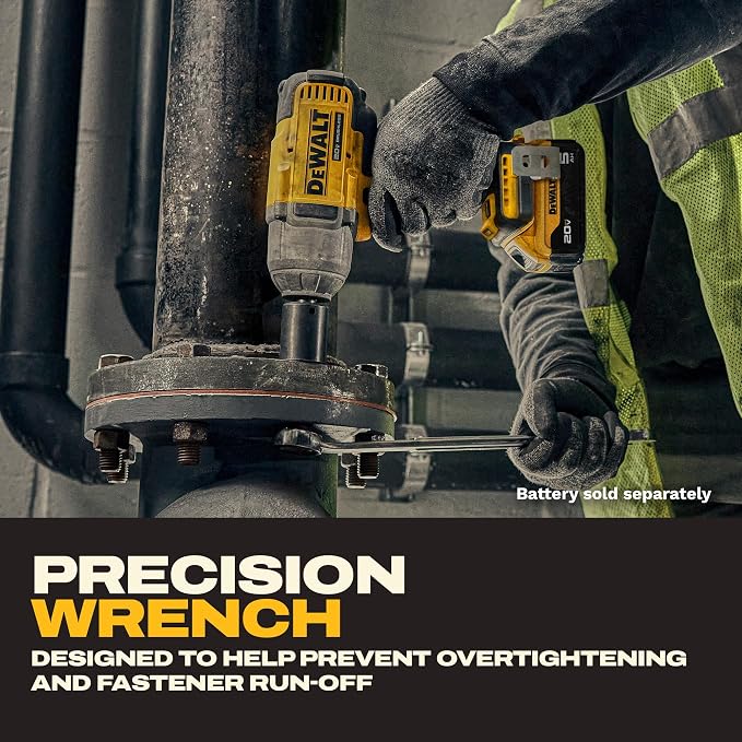 DEWALT 20V MAX Cordless Impact Wrench, 1/2 Impact Gun, 4-Speed High Torque with Hog Ring Anvil and LED Light, Brushless Motor, Precision Wrench, Tool Only (DCF900B) (Pack of 3)