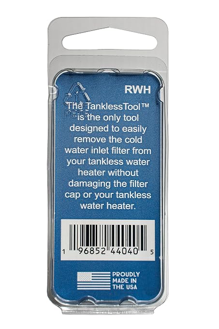 The Ultimate Inlet Filter Removal Tool Compatible with All Rinnai Tankless Water Heaters | Tankless Water Heater Descaling | Tool for Easy Tankless Water Heater Maintenance