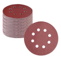 WORKPRO 100-Piece 100 Grit Sanding Discs - 5-Inch 8-Hole Hook and Loop Sandpaper for Random Orbital Sander (Not for Oscillating Tools or Mouse Sander)