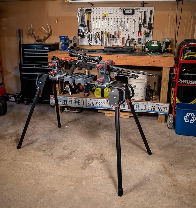 Tipton Ultra Gun Vise with Adjustable Setup, Universal Maintenance Stand, Steel Frame, for Firearm Cleaning,