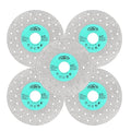 Rock Slab Grinding Disc – 4.5 Inch Glass Cutting Disc 5PCS, Angle Grinder Diamond Blade for Tile Cutting Disc, Tile Grinder Blade for Stone, Marble, Granite, Glass