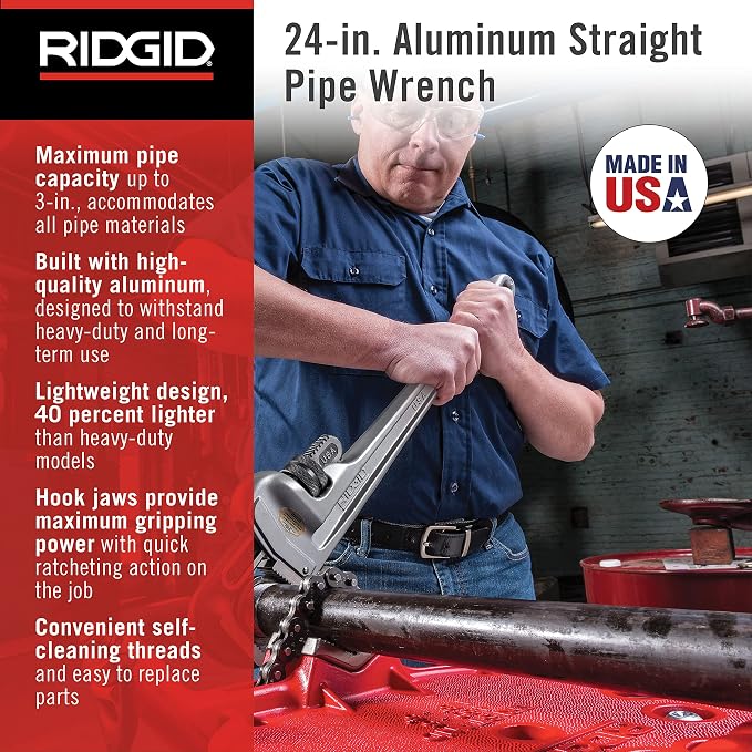 RIDGID 29963 Model 35S 1/4" to 1-3/8" Stainless Steel Tubing Cutter with X-CEL Knob, Silver