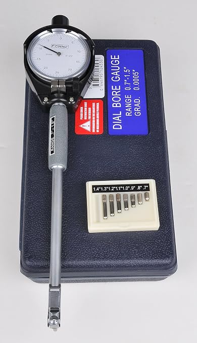 Fowler 52-646-100-0, Dial Bore Gage Set with 0.7-1.5" Measuring Range