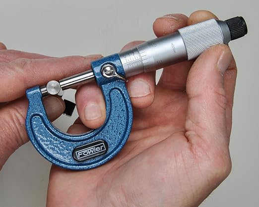 Fowler 52-253-001-1, Premium Outside Inch Micrometer with 0-1" Measuring Range