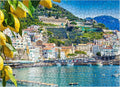 MyPuzzle Panoramic View of Beautiful Amalfi On Hills Leading Down to The Coast, Campania, Italy - Premium 500 Piece Jigsaw Puzzle for Adults