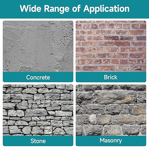 2-1/3 in. Break Through Drill Bit, 2-1/3 in. x 21-2/3 in. Carbide Tipped Hole Saw Bit with Storage Tube, SDS MAX Shank, Tools for Concrete Brick Stone and Other Masonry Construction Material