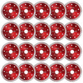 ZORUNNA 20 PCS Diamond Saw Blades,Super Thin 4.5" Diamond Blade for Grinder, Tile Blade 4-1/2" for Chip-Free Cutting Porcelain Ceramic Granite Marble Tile.