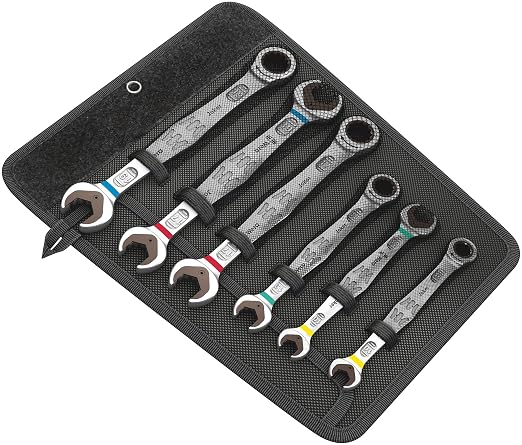 Wera 05020022001 Joker Ratcheting Combination Set, 6 Piece