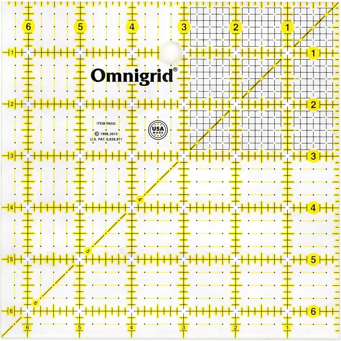 Omnigrid Square Quilting Ruler Value Pack (2-1/2", 4-1/2", 6-1/2")