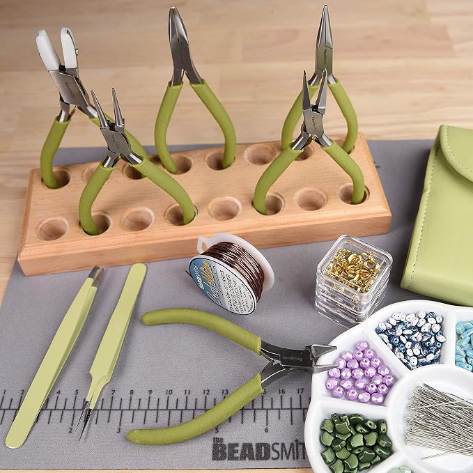 The Beadsmith Fashion Color Pliers, Jewelry Making Supply Set of 8